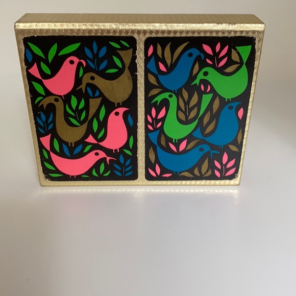 Crown Other - Vintage Crown Retro Playing Cards 2 Sets Birds
